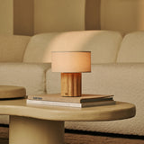 Sana Light Brown Rechargeable Table Lamp