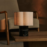 Sisley Schwarz – Nero Marquina Marmor Wiederaufladbare Tischlampe 