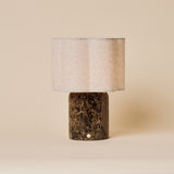 Sisley Large Brown – Emperador Dark Marble Rechargeable Table Lamp