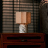 Sisley Medium Arabescato Marble Rechargeable Table Lamp