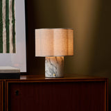 Sisley Medium Arabescato Marble Rechargeable Table Lamp