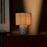 Sisley Medium Blue Calcite Marble Rechargeable Table Lamp