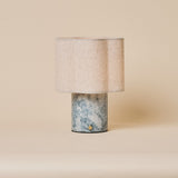 Sisley Medium Blue Calcite Marble Rechargeable Table Lamp