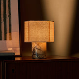 Sisley Medium Calacatta Vionaro Yellow Marble Rechargeable Table Lamp