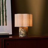 Sisley Medium Calacatta Vionaro Yellow Marble Rechargeable Table Lamp