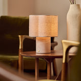 Sisley Medium Rosa Aurora Marble Rechargeable Table Lamp