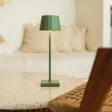 William Sage Green Rechargeable Table Lamp – USB-C, Dimmable, 120-Hour Battery Tavellio