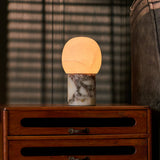 Sol Medium Calacatta Viola Marbre & Albâtre Lampe de table rechargeable