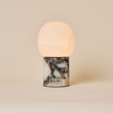 Sol Medium Calacatta Viola Marbre & Albâtre Lampe de table rechargeable