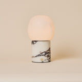 Sol Medium Calacatta Vionaro Blanc Marbre & Albâtre Lampe de table rechargeable