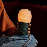 Sol Medium Verde Alpi Marbre & Albâtre Lampe de table rechargeable