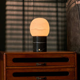 Sol Medium Nero Marquina Marbre & Albâtre Lampe de table rechargeable