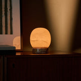 Sol Small Calacatta Vionaro Rosa Marmor und Alabaster Kabellose Tischlampe