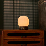 Sol Petit Emperador Dark Marbre & Albâtre Lampe de table rechargeable