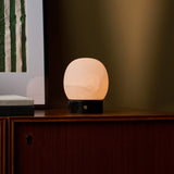 Sol Petit Nero Marquina Marbre & Albâtre Lampe de table rechargeable