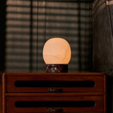 Sol Small Rosso Levanto Marble and Alabaster Rechargeable Table Lamp