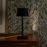 Ava Black Rechargeable Table Lamp | Sleek Cordless Lighting Solution Tavellio