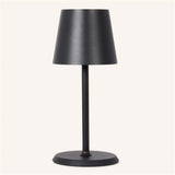 James Black Rechargeable Iron Table Lamp – Cordless, Dimmable & Elegant Tavellio