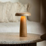 Lennart Wooden Table Lamp – Rechargeable, Dimmable & Cordless Lighting Tavellio