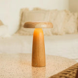 Lennart Wooden Table Lamp – Rechargeable, Dimmable & Cordless Lighting Tavellio
