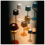 Yce Black Cordless Wooden Lamp with Frozen Glass, stylish and functional lighting for modern spaces