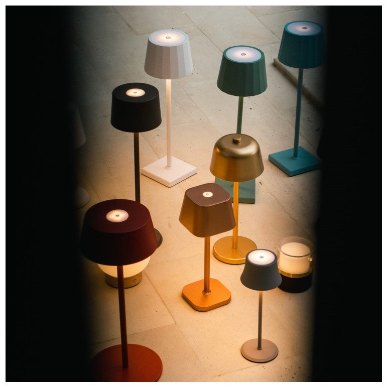 Yce Black Cordless Wooden Lamp with Frozen Glass, stylish and functional lighting for modern spaces