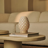 Serena Beige – Travertin Wiederaufladbare Tischlampe 