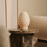 Serena Beige – Travertin Wiederaufladbare Tischlampe 
