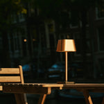 Ava Gold Rechargeable Table Lamp | Cordless, Dimmable & Stylish