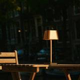 Ava Gold Rechargeable Table Lamp | Cordless, Dimmable & Stylish