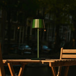 William Pine Green Rechargeable Table Lamp – USB-C, Dimmable, 120-Hour Battery