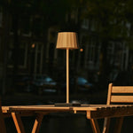 Wouter Koala Brown Rechargeable Table Lamp – Wireless Charging, Dimmable, 120-Hour Battery Life