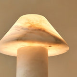 Eleonora Stylish Alabaster Lamp – Handcrafted, Unique Design with Soft Glow Tavellio