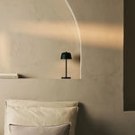 Anton Black Rechargeable Table Lamp | Stylish & Cordless Lighting