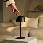 Anton Black Rechargeable Table Lamp | Stylish & Cordless Lighting