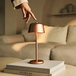 Anton Copper Rechargeable Table Lamp | Stylish & Cordless Lighting
