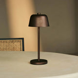 Anton Espresso Brown Rechargeable Table Lamp | Stylish & Cordless Lighting