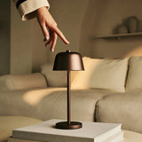 Anton Espresso Brown Rechargeable Table Lamp | Stylish & Cordless Lighting