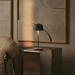 Anton Shadow Grey Rechargeable Table Lamp | Stylish & Cordless Lighting