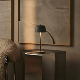 Anton Shadow Grey Rechargeable Table Lamp | Stylish & Cordless Lighting