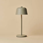 Anton Shadow Grey Rechargeable Table Lamp | Stylish & Cordless Lighting