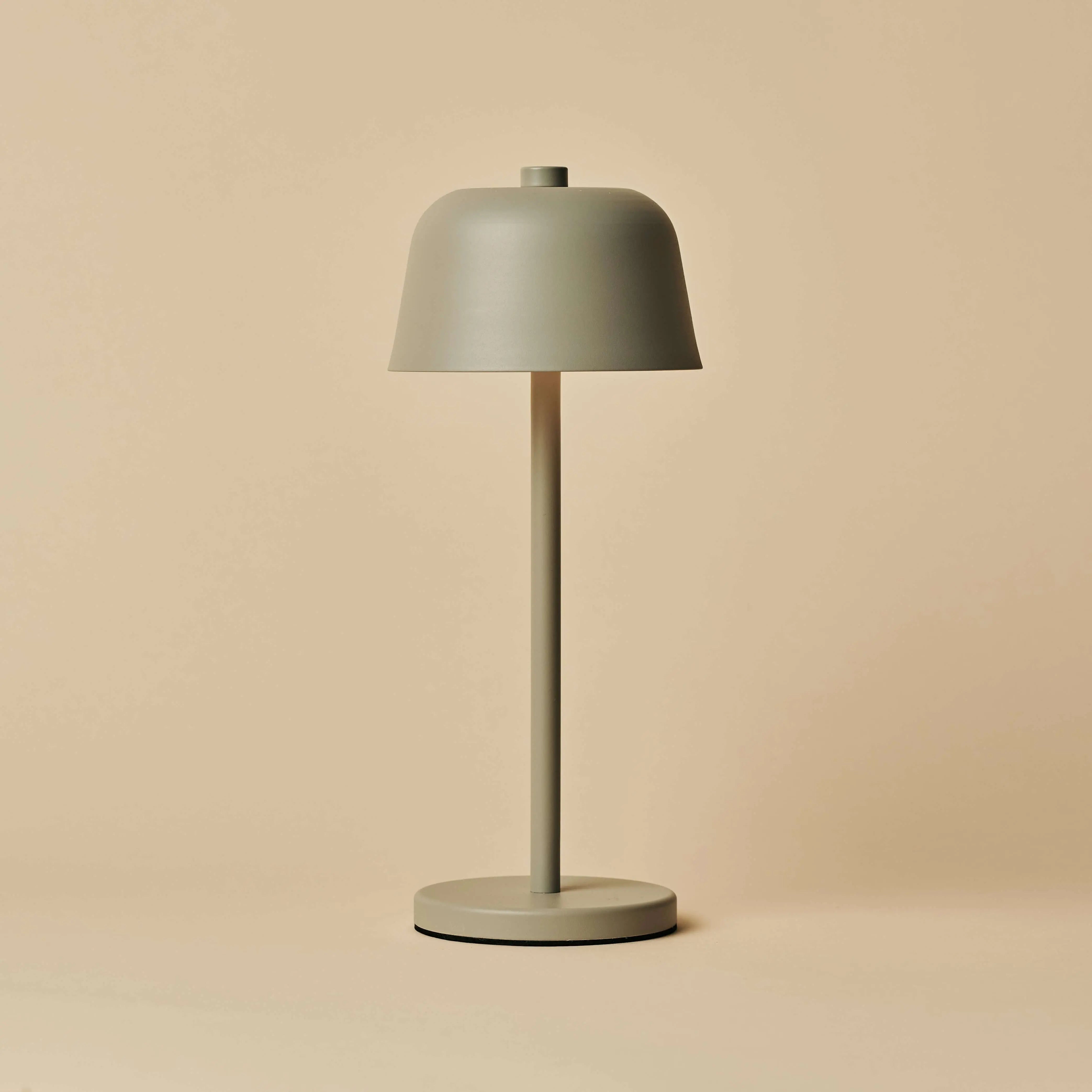 Anton Shadow Grey Rechargeable Table Lamp | Stylish & Cordless Lighting