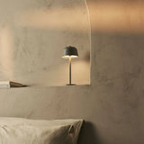Anton Shadow Grey Rechargeable Table Lamp | Stylish & Cordless Lighting