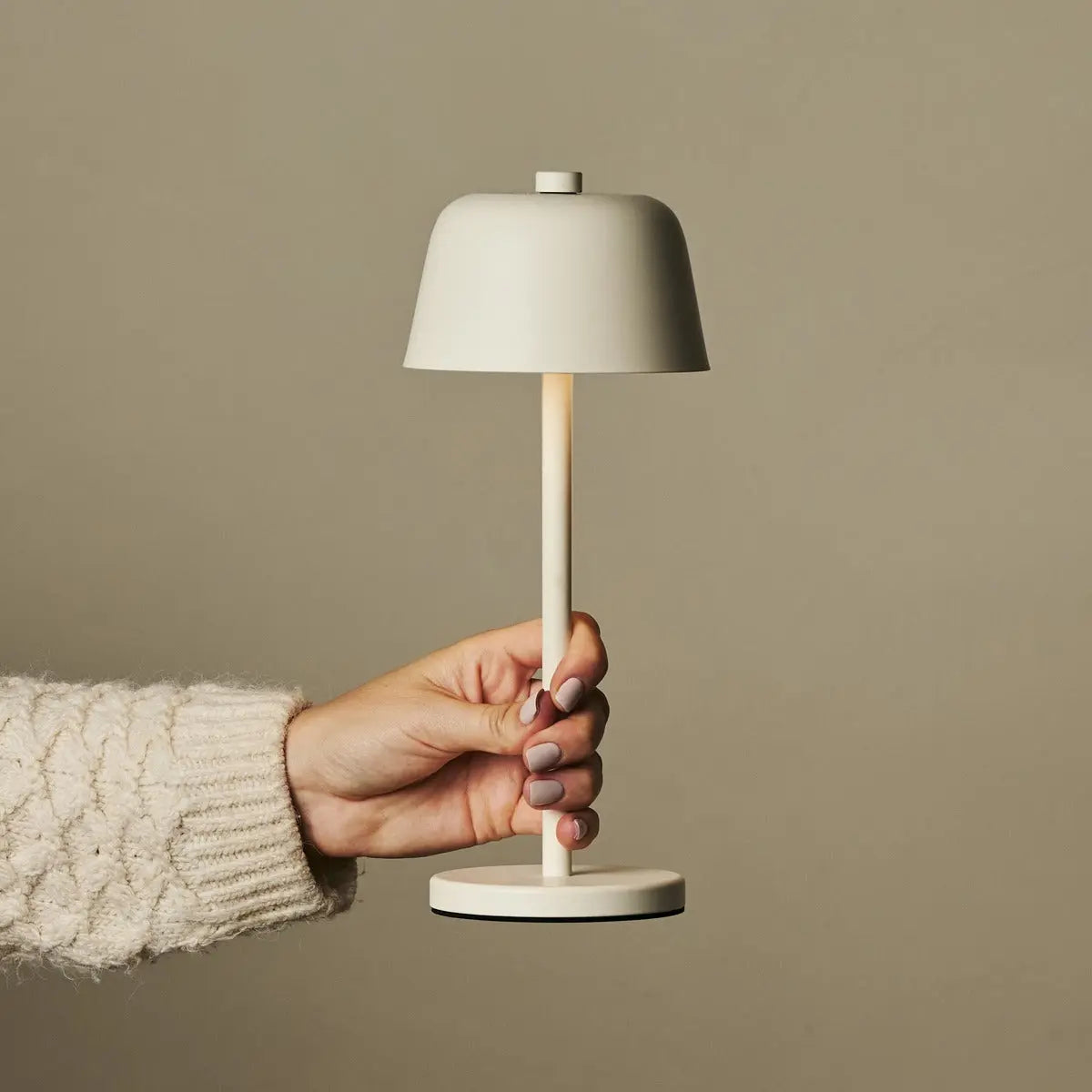 Anton Vanilla Rechargeable Table Lamp | Stylish & Cordless Lighting