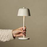Anton Vanilla Rechargeable Table Lamp | Stylish & Cordless Lighting
