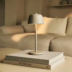 Anton Vanilla Rechargeable Table Lamp | Stylish & Cordless Lighting