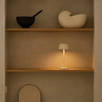 Anton Vanilla Rechargeable Table Lamp | Stylish & Cordless Lighting