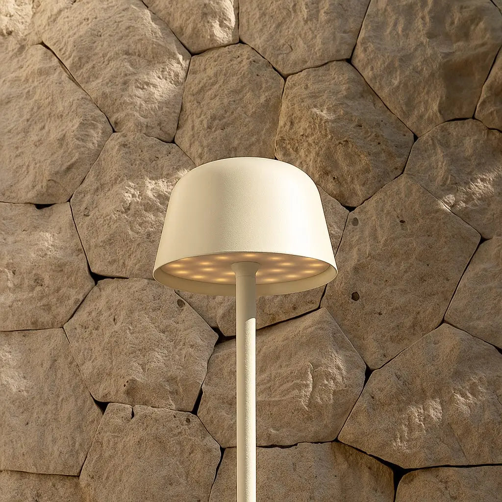 Anton Vanilla Rechargeable Table Lamp | Stylish & Cordless Lighting
