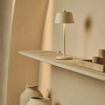 Anton Vanilla Rechargeable Table Lamp | Stylish & Cordless Lighting