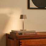 Ava Shadow Grey - Rechargeable Table Lamp | Stylish, Cordless & Dimmable